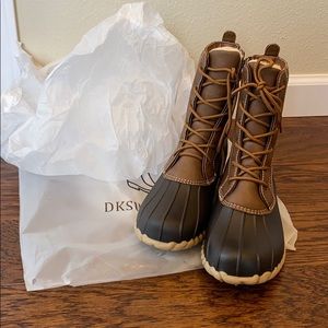 Women’s Duck Boots with Waterproof Zipper